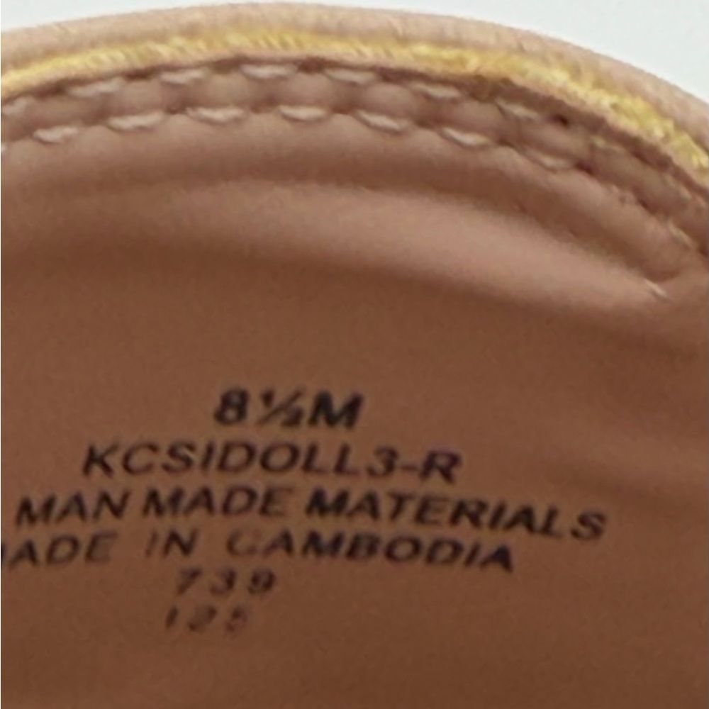 NWT Calvin Klein Chic Cream Mules with Metallic Detail 8,5M‎ - Picture 9 of 11